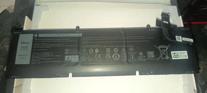 Bateria Original Dell G15 5530 56Wh 6FCTC DVG8M
