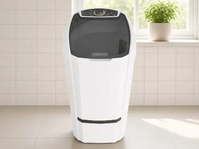 Lavadora Semiautomática 10kg Prata ou Branca (NOVO A PRONTA ENTREGA)