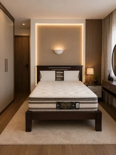 Cama Casal com colchão King star
