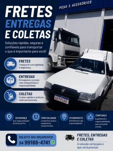 Fretes,entregas e coletas...