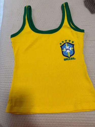 Blusa do Brasil canelada premium