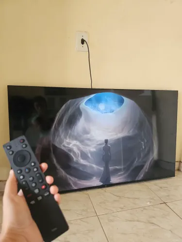 TV smart Android 55P comando de voz TEM NOTA