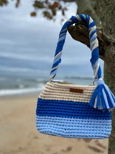 Bolsa de Crochê Artesanal Feita à Mão | Exclusiva e Elegante