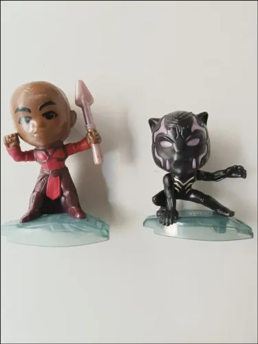 Colecionáveis Pantera Negra: Wakanda Para Sempre - Pantera Negra & Okoye - McDonald's 2022