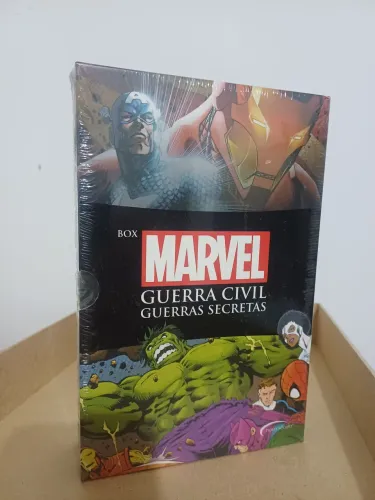 Box MARVEL Guerra Civil - Guerras Secretas