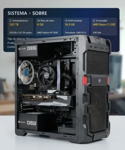 PC GAMER USADO EXCELENTE CONDIÇÃO