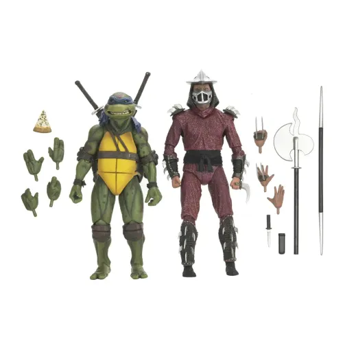 Leonardo Shredder Destruidor TMNT Tartarugas Ninja NECA Two Pack Loose Original