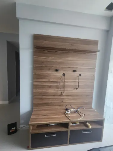 Rack + painel sala