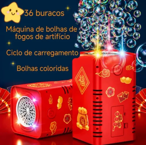 Máquina a de bolha de sabão 