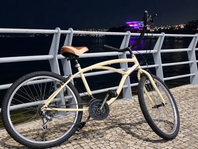 Bicicleta Praiana Retrô com Marchas