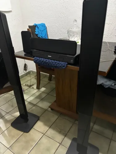 Home Theater Philips 5.1 (Com 2 Torres) - Som Potente (Leia a descrição)