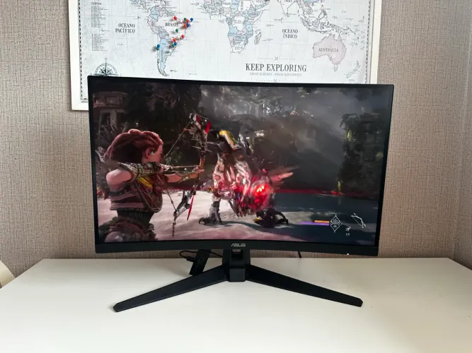 Monitor gamer 27 pol tela curva