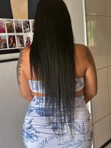 Vendo mega hair seminovo