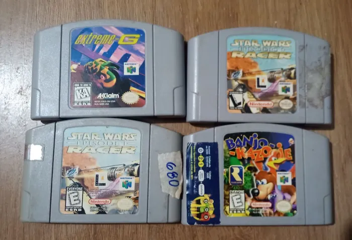 Jogos Nintendo 64 n-64 Nitendo banjo, star Wars e outros