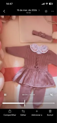Saída maternidade menina 