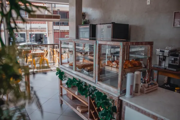Cafeteria em funcionamento 