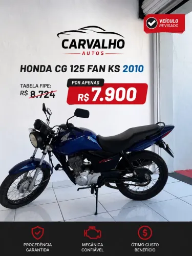 Fan 125 ks 2010 azul premium