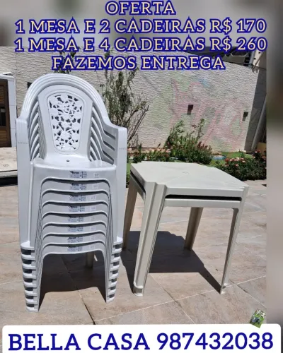 MESA E CADEIRA DE PLASTICO JDMD.D.XLD.D8X.D9S.S.DID.SIS.SZIX.X8D.S8D DXI C CIX.D.D8S S XID