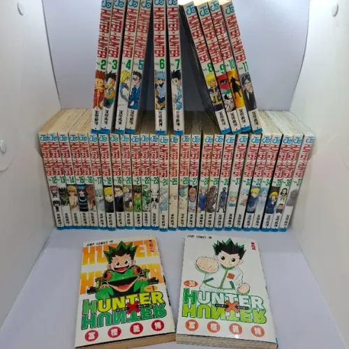 MANGÁ HUNTER X HUNTER - VOLUMES 1 AO 38 EM JAPONÊS