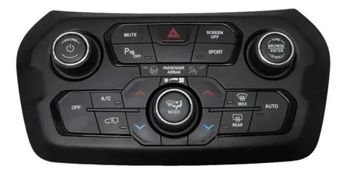Comando Ar Condicionado Som Jeep Renegade 2021 1002525330