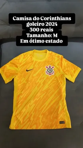 Camisa do Corinthians original goleiro 2024
