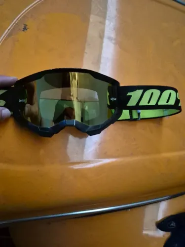 Óculos 100% Strata 2 Motocross - Lente Espelhada Gold