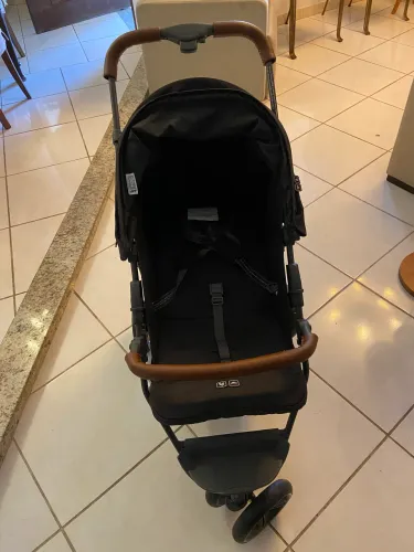 Carrinho de Bebê ABC Design Treviso 3 - Woven Black (Excelente Estado)