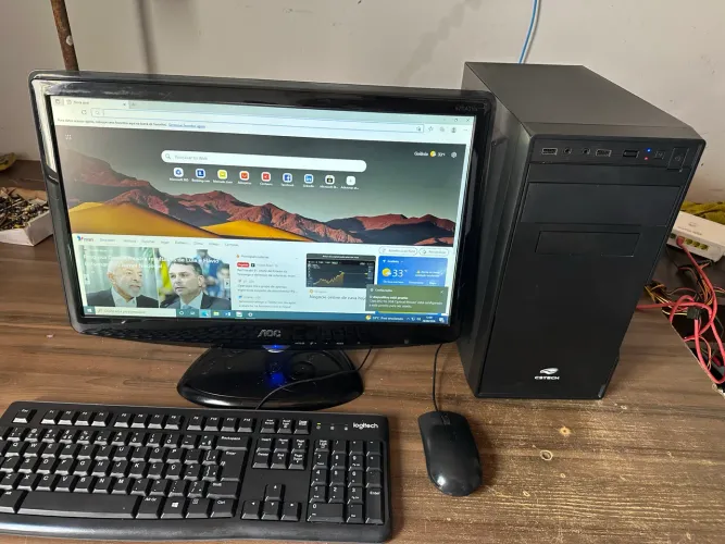 Dell i3 terceira geração completo tela 20 polegadas 999,00 com ssd para empresas