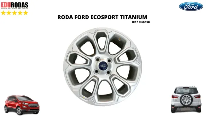 Ford Ecosport Titanium Roda Original ( R15 F4X108 )