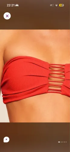 conjunto biquíni cia marítima vermelho