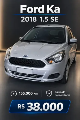 Ford KA 1.5 16V Flex 5P 2018