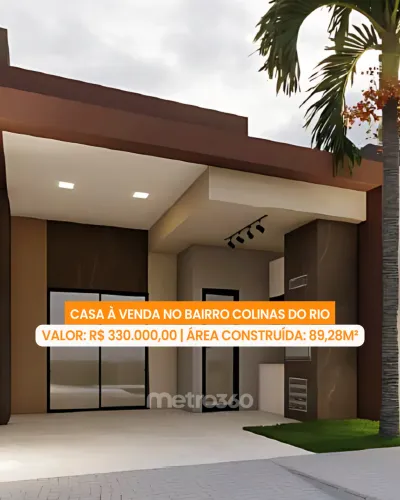 Casa à venda no Bairro Colinas do Rio, 3 quartos, sendo 1 suíte, Petrolina
