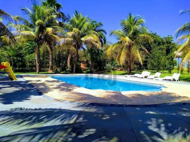 Chácara com 2 dormitórios para alugar, 5000 m² por R$ 8.500,00/mês - Estância Alto Giro (Z