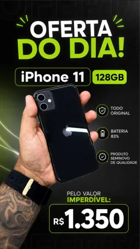 iPhone 11 128gb impecável