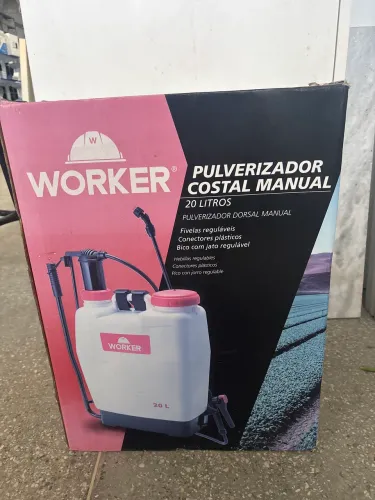Pulverizador costal manual WORKER 20 litros NOVO NA CAIXA
