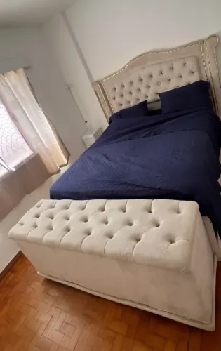 CONJUNTO CABECEIRA E BAU CASAL