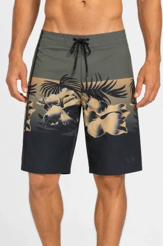 Bermuda Oakley Men's Jbay Flower Block Seamless Tam 40