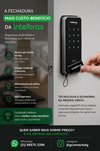 Instalação de Fechadura Intelbras