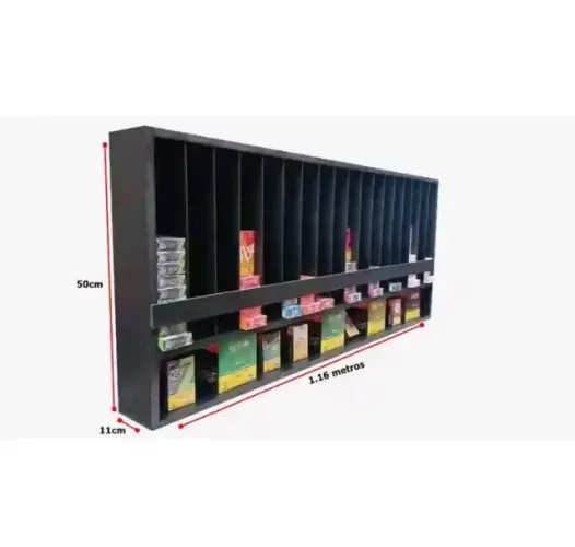 EXPOSITOR DE CIGARRO P MERCEARIA BAR MDF NOVO