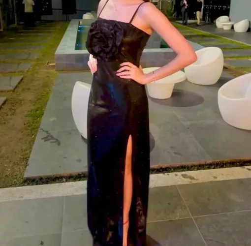 Vestido longo de festa