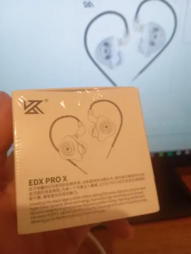 Fone KZ EDX Pro X Branco | Sem Mic