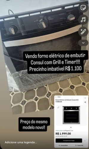 Forno Elétrico Consul C/ Grill