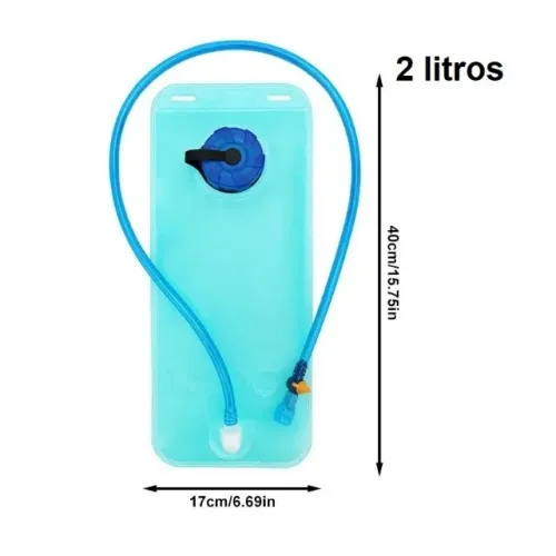 Refil de água 2 litros para mochila de hidratação