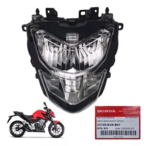 Farol Bloco Optico Cb 300f Twister 2023/2024 Original Honda