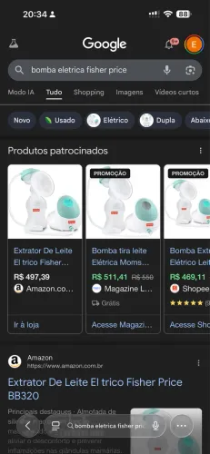 Bomba de tirar leite fisher price