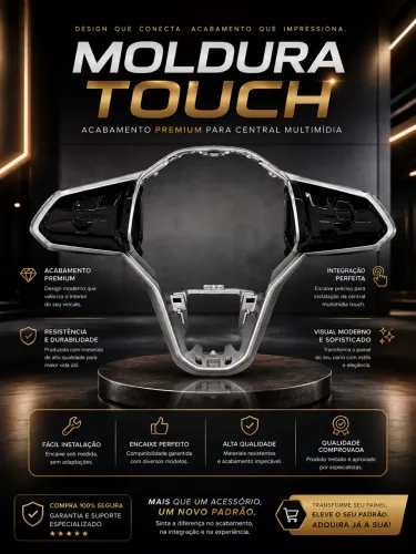 Comando moldura Touch Volkswagen 