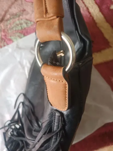 Bolsa preta franja