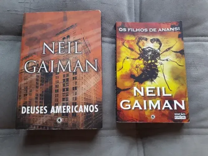 Neil Gaiman Livros Deuses Americanos Belas Maldições Lugar Nenhum Filhos de Anansi