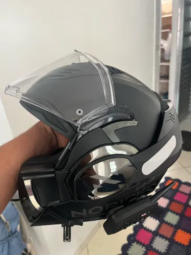 Capacete (60) Norisk Avanger Monocolor Preto Fosco Valiant
