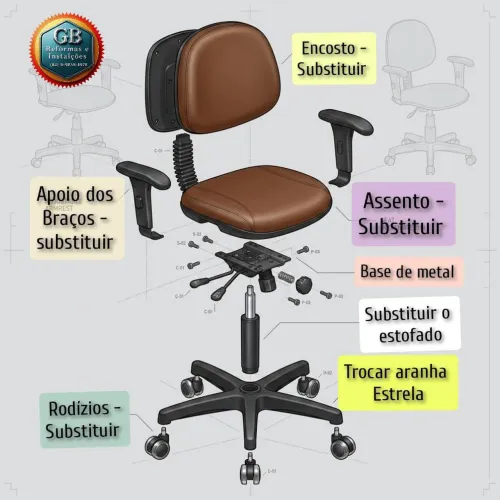 Conserto e Manutenção de Cadeiras 